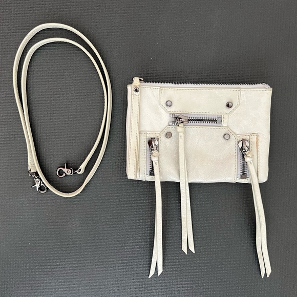 Botkier Logan Convertible Crossbody bag. Light Gray. - Picture 3 of 10